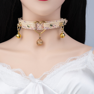 小众原创项圈PUPPY可拆卸铃铛置灯亚文化choker项圈