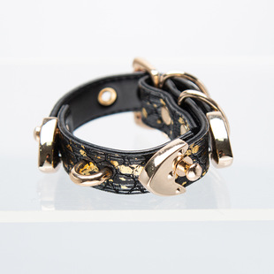 蛇皮纹手环puppy手链定制刻字女m