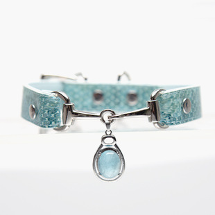 choker项圈蛇皮纹手工项链原创小众亚文化挂坠定制刻字女m