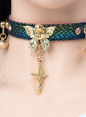 手工皮具K9项圈刻字定制