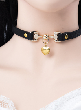 项圈定制刻字女m链子K9手工皮具外出