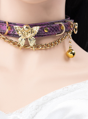 项圈k9定制刻字女m 真皮链子