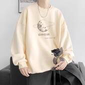 男女男女款 T恤衫 卫衣情侣装 印花套头YY08潮外套TEE常年圆领字母