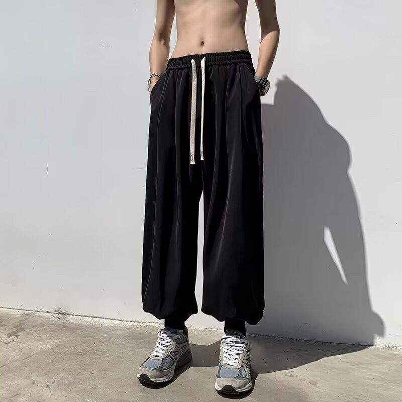 百搭休闲裤男宽松直筒休闲裤20休闲裤