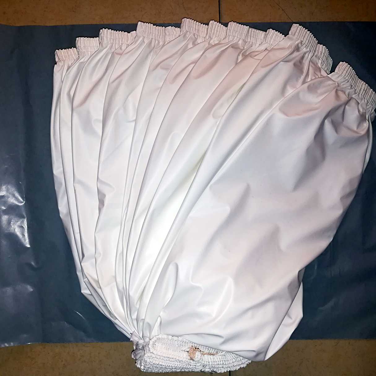 包邮白色防水袖套厨房办公食品厂加工清洁PVC软膜工业套袖防油污