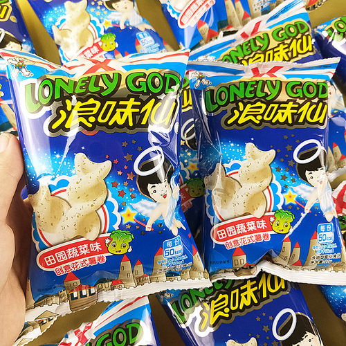 旺旺浪味仙田园蔬菜味薯卷薯片