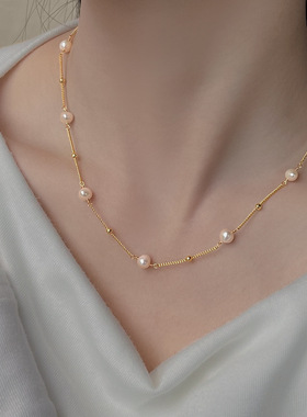 5A强光天然淡水珍珠手链珍珠项链