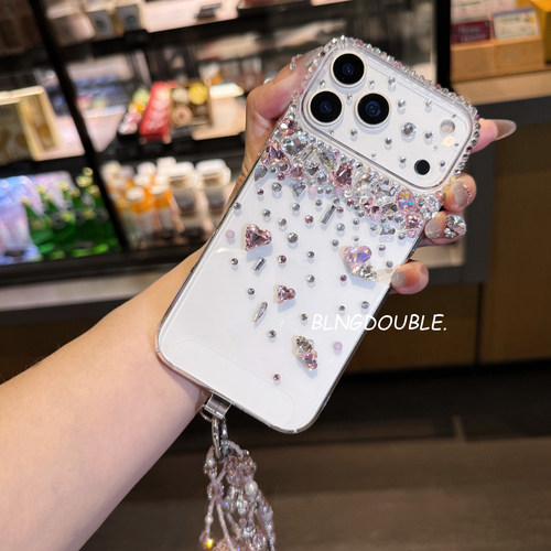 新款oppoReno16水钻手机壳奢华女reno15带钻石闪14全包13防摔保护套12镶钻Findx9创意X8个性X7时尚11网红X6潮
