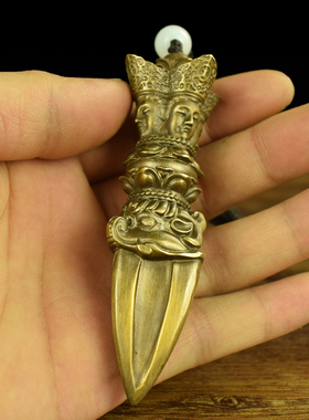 铜实心秽迹多吉金刚杵手把件男女随身把玩收藏法器文玩配饰礼品