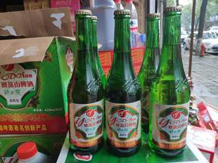 【6瓶*428ml江浙沪皖包邮】雁荡山啤酒 鲜之爽啤酒清爽型酒