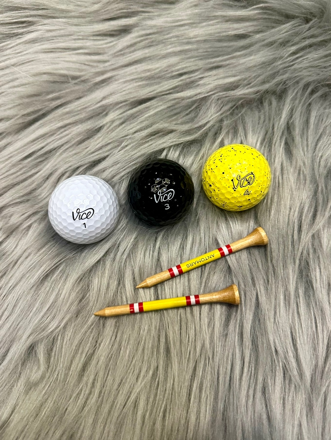 现货原装进口Vice Golf限量版高尔夫球黑白黄专业全新新球一组3颗