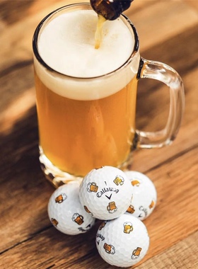 现货 Callaway卡拉威高尔夫球Chrome Soft啤酒印花限量版新球一颗