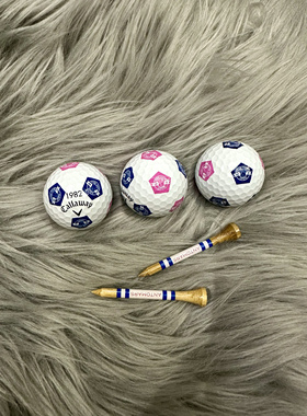 现货Callaway卡拉威Pork chop 双拼色高尔夫球罕见限量版新球全新