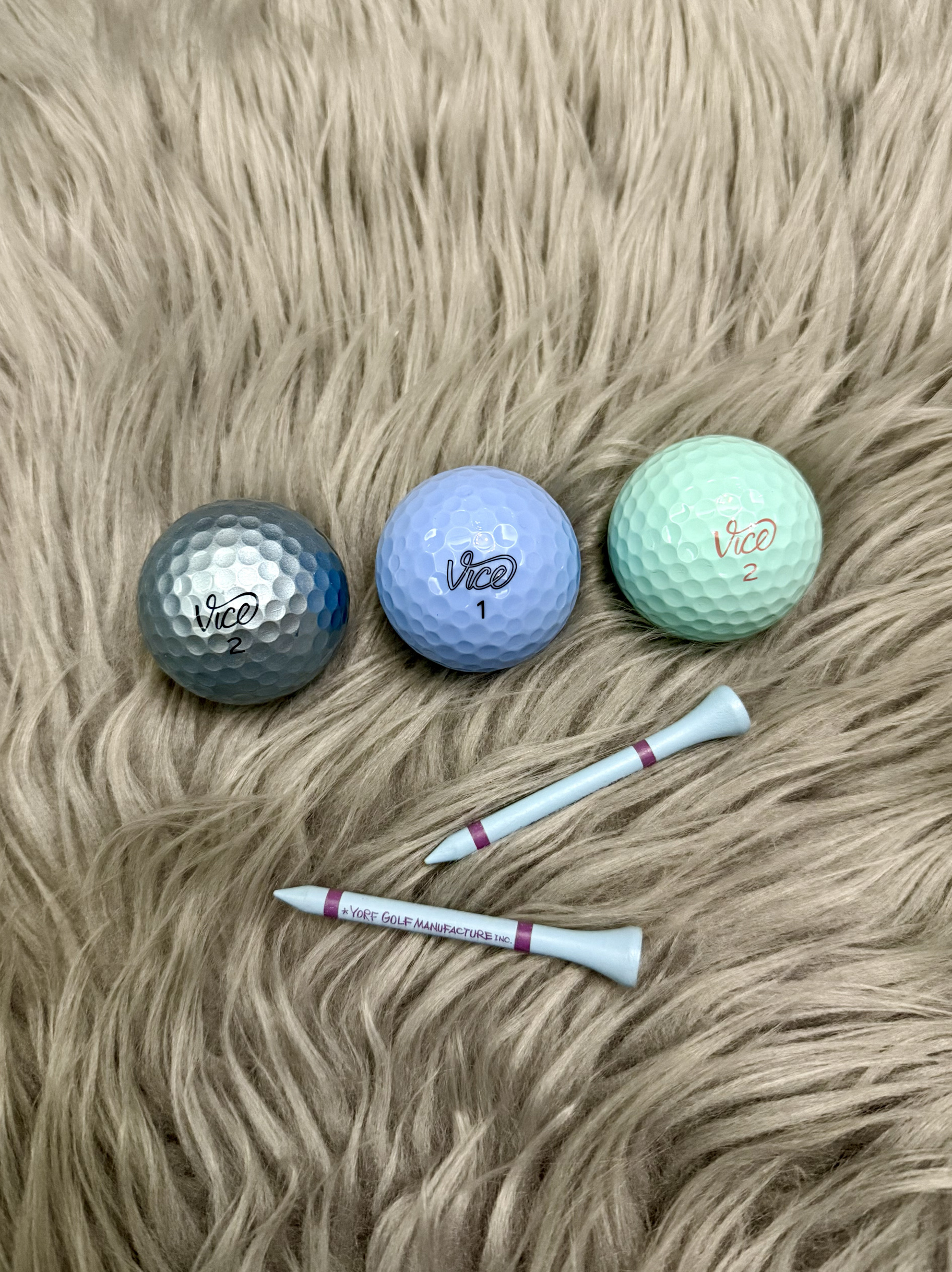 原装进口Vice Golf限量版高尔夫球三蓝缤纷糖果色全新新球现货