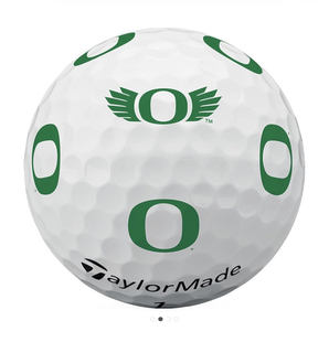 现货泰勒梅Taylormade 俄勒冈州大学队五层球限量版高尔夫球新球