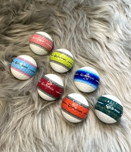 现货泰勒梅Taylor made限量版高尔夫球摆线球轮胎球7颗全家福全新