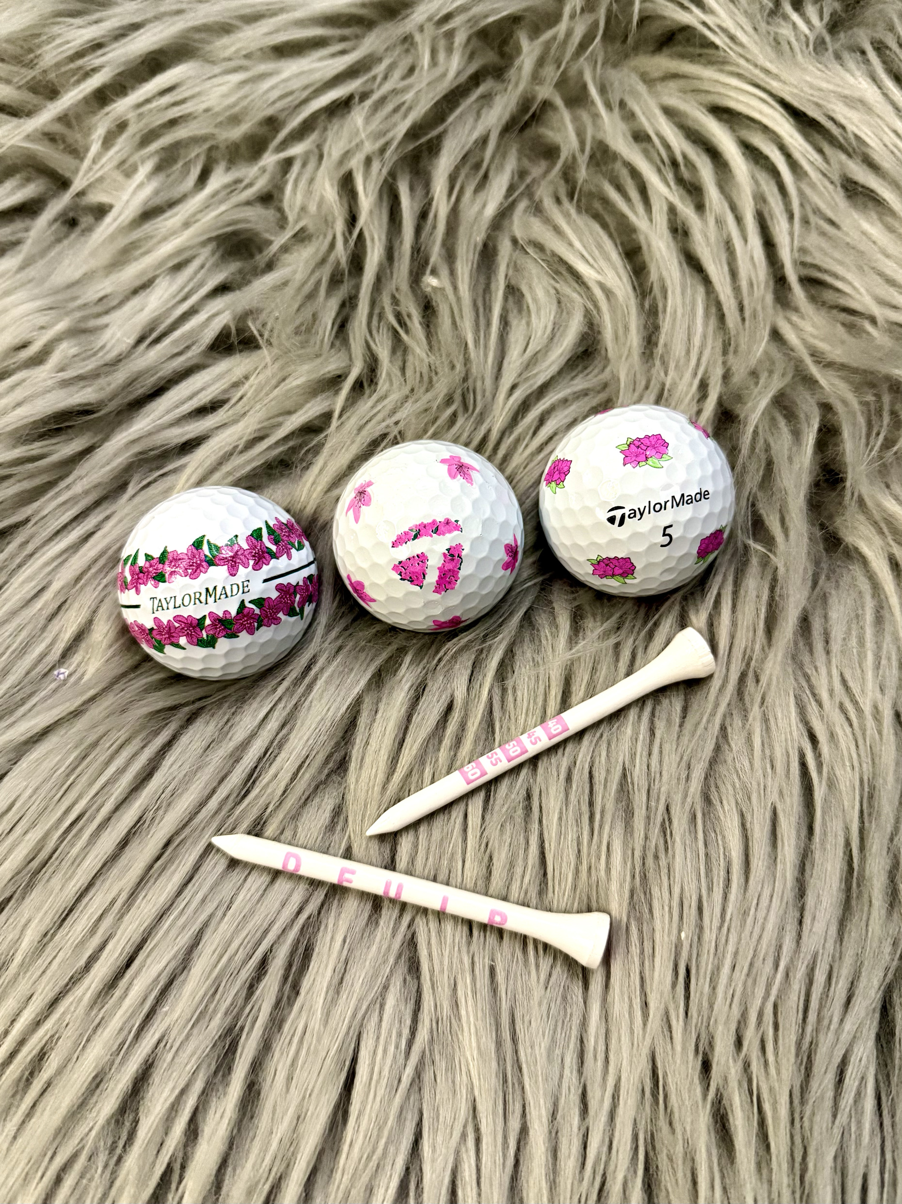 现货泰勒梅Taylormade近三届大师赛杜鹃花限量版高尔夫球全新新球