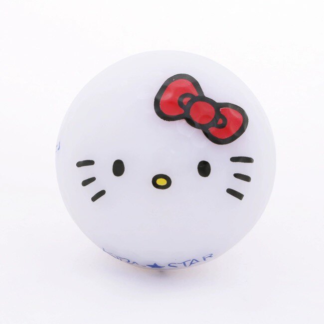 现货日本进口Kirastarhellokitty印花卡通限量版高尔夫球全新新球