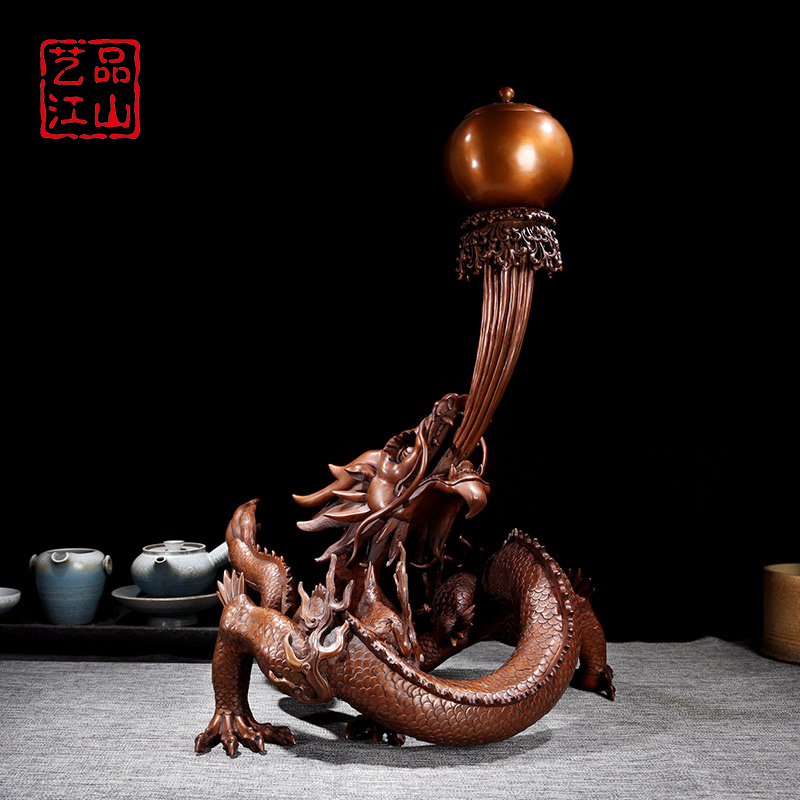 艺品江山纯铜香炉紫铜铸造工艺