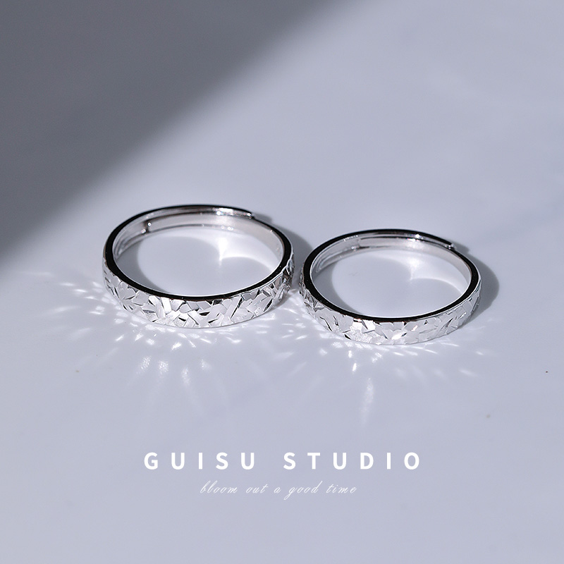 他家就只售足银对戒哦