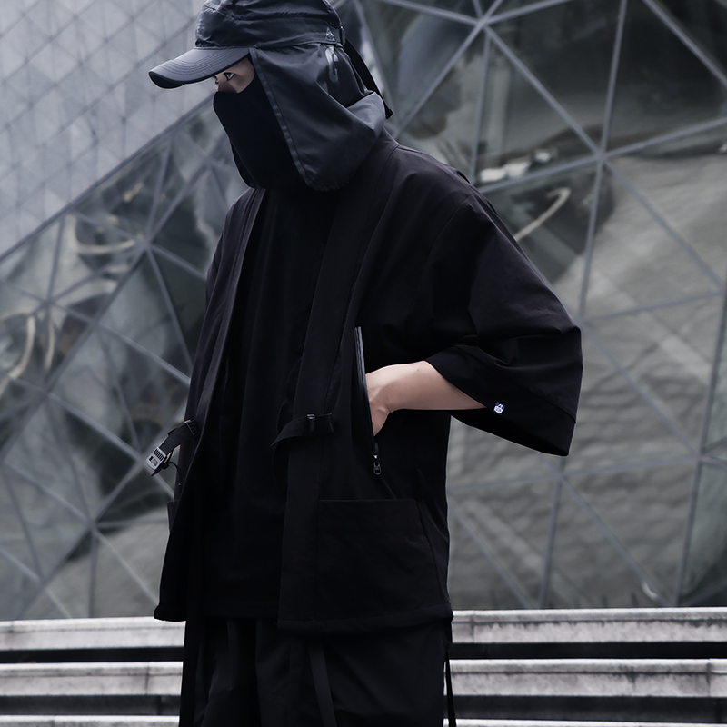 朋克防水道袍日系和服外套