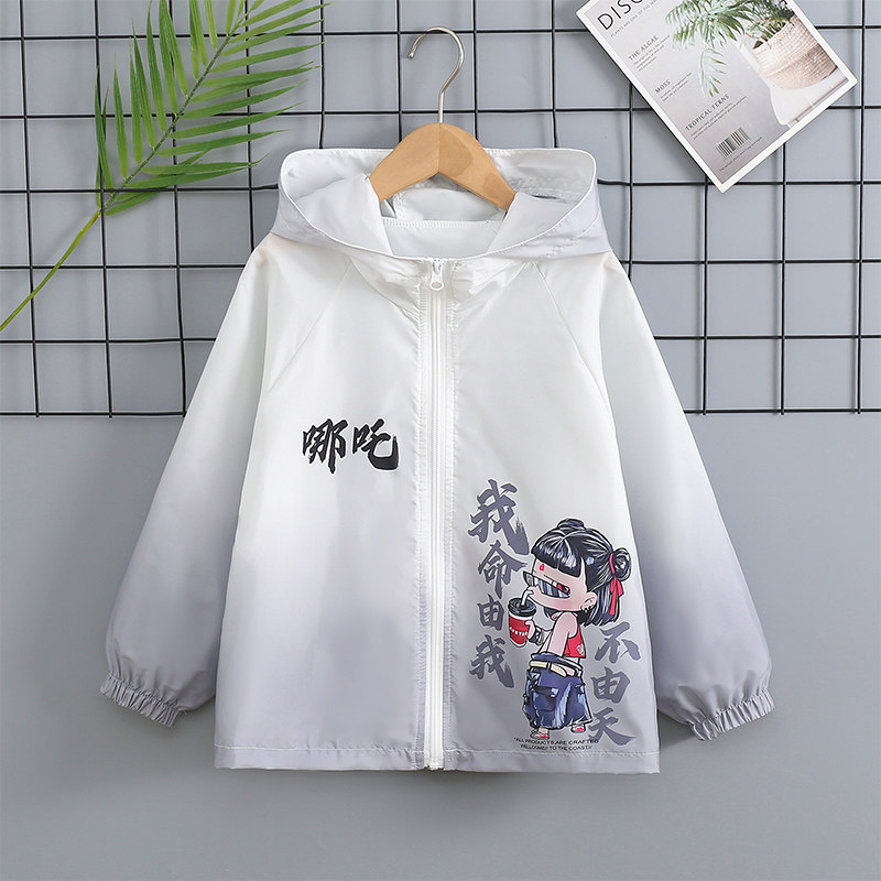 儿童薄款夏季中大童防晒服