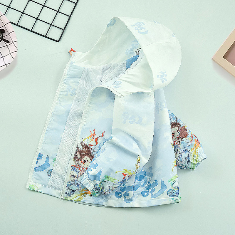 卡通外套哪咤衣服春秋