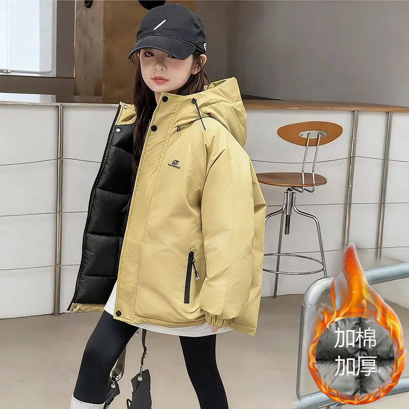 童装女童棉服加厚加棉冬装