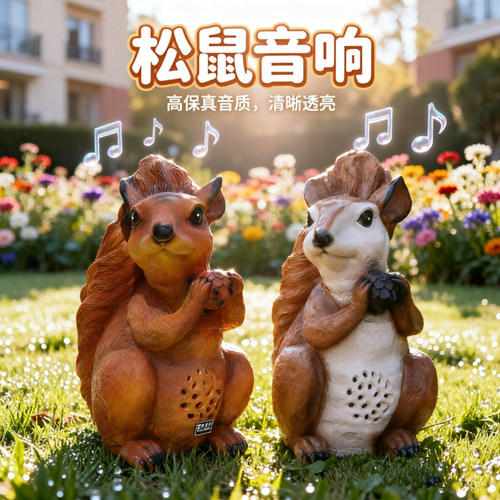 可爱户外防水草坪音箱