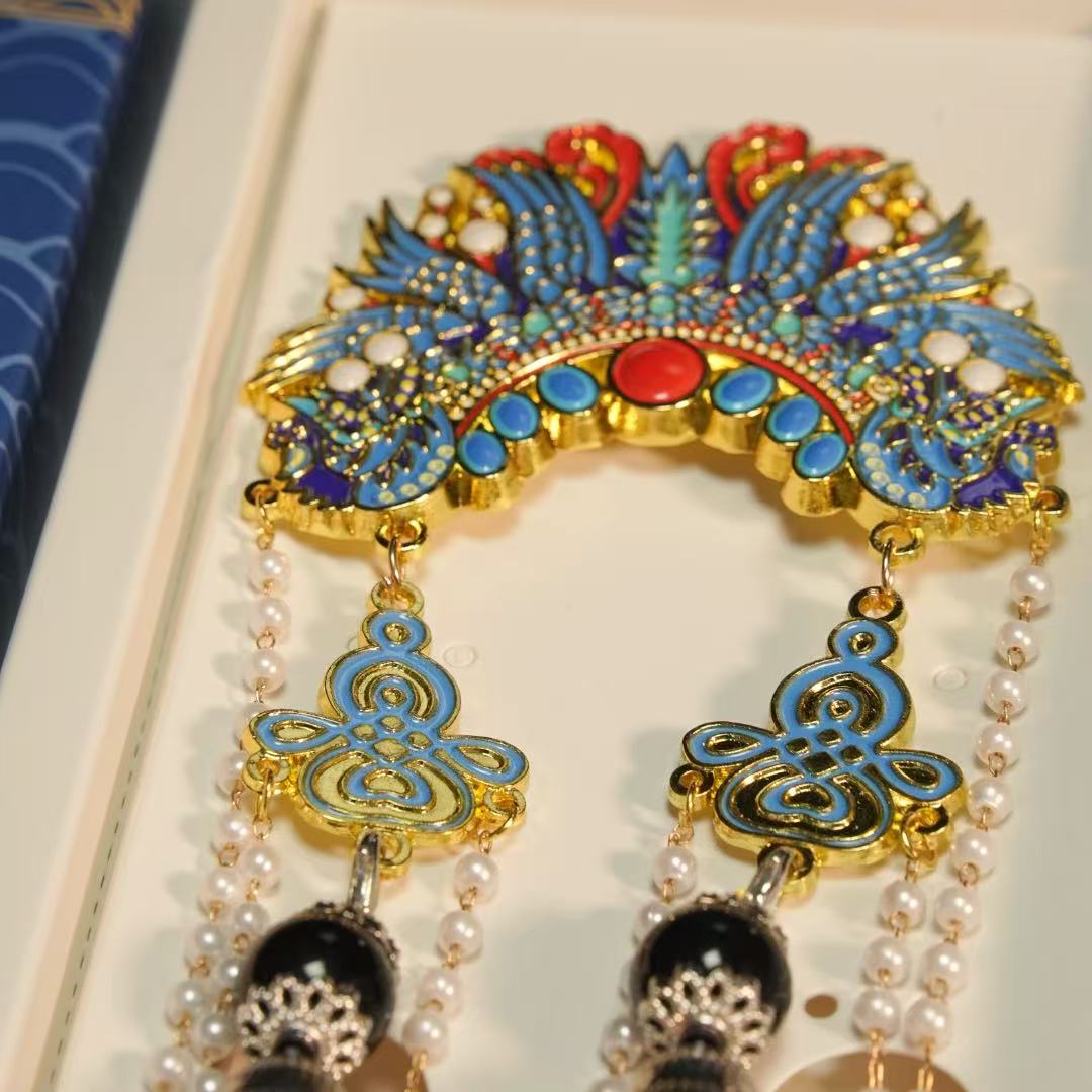 山西文创晋剧流苏头簪冰箱贴