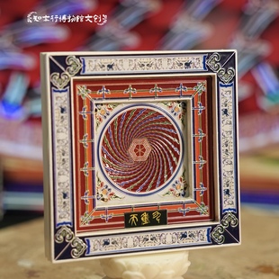 滕王阁九重天藻井冰箱贴三层可拆卸金属磁吸创意礼物旅行纪念品