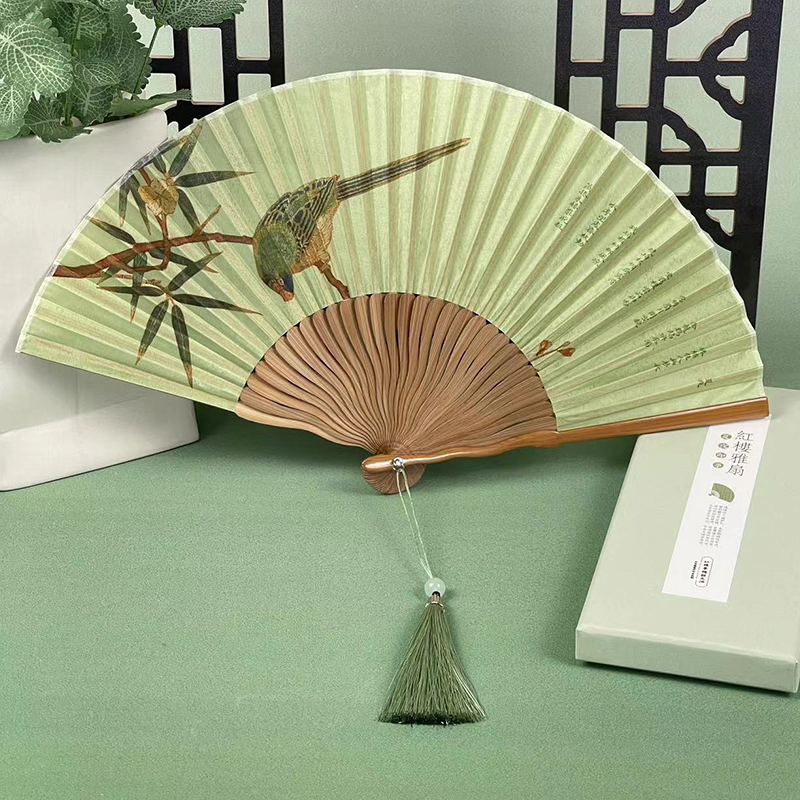 红楼梦折扇国潮中式生日礼品