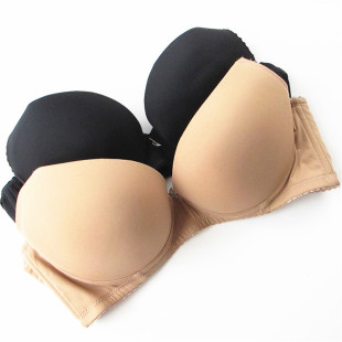 欧系列正品 OA23427 70B75B纯色无痕一体成型加厚胸罩小胸内衣文胸