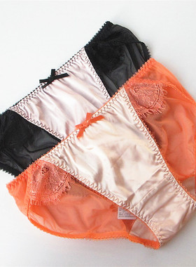 欧系正品C-13-3-1-1性感妩媚睫毛蕾丝拼接三角裤女内裤 RB13417