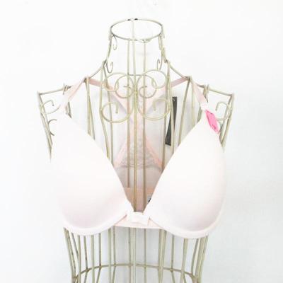 艾格有钢圈美背蕾丝文胸多巴胺