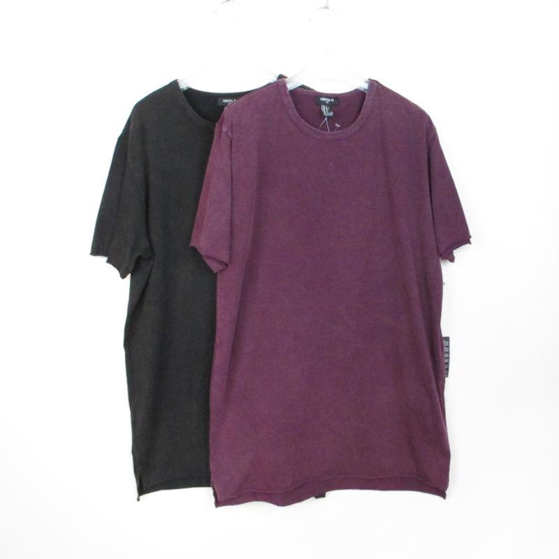 永远领短袖卷边纯恤柜