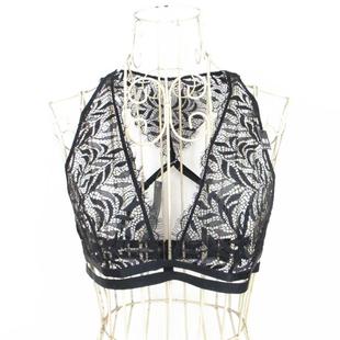 艾格伊品70BC75B无钢圈超薄蕾丝杯美背文胸胸罩女内衣 8A0767047