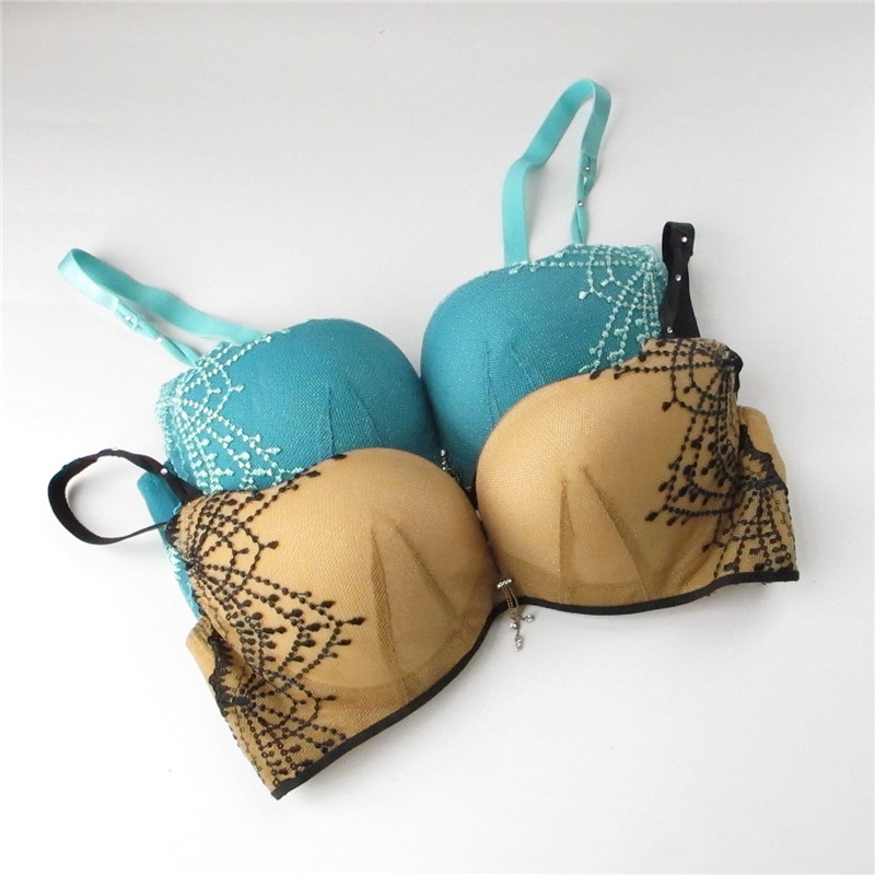 刺绣肩带纯棉胸罩内衣