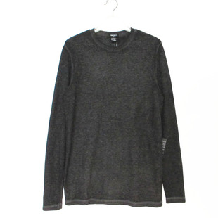 F21专柜正品 男T恤158535 3圆领做旧磨白长袖