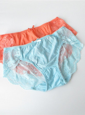 欧系列正品c-13-5-1-1性感蕾丝拼接透视低腰三角裤女内裤 RB13422