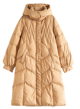 包邮Mixblu麦斯兰专柜正品休闲连帽长款羽绒服女秋冬BXB20006