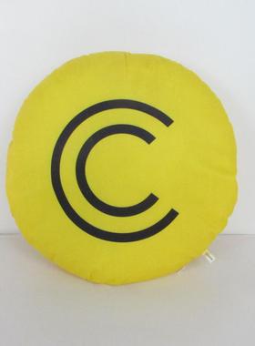 cache专柜正品可爱圆形可换内芯抱枕坐垫靠枕午睡枕6941659280365