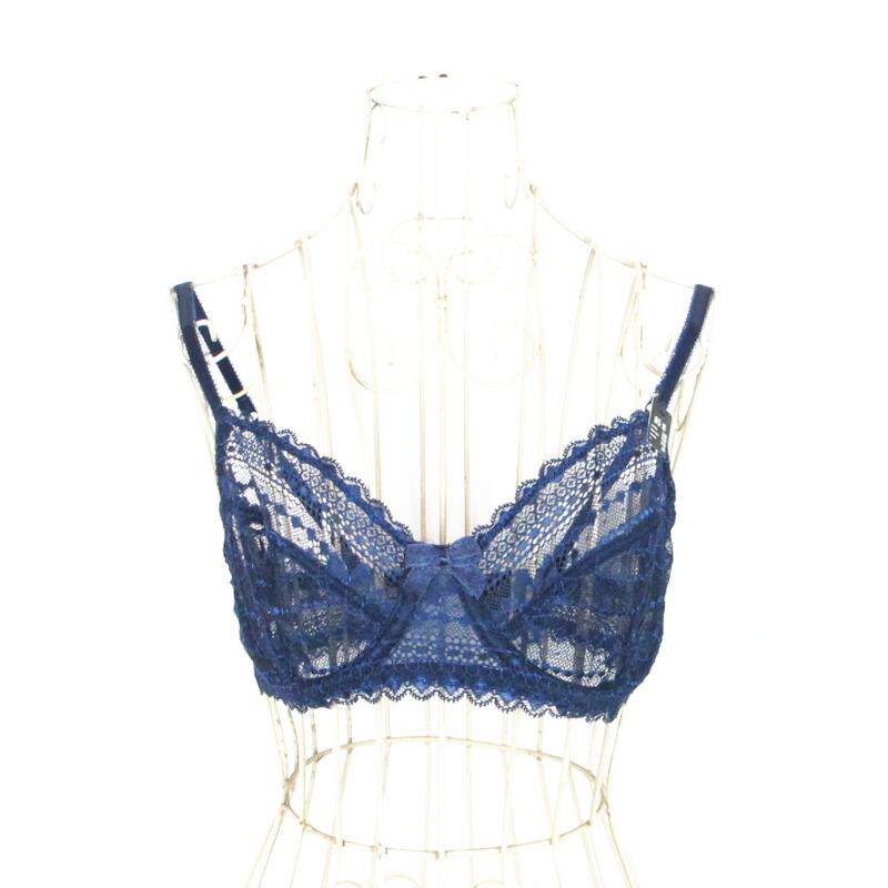 艾格伊品专柜正品法式70b超薄蕾丝杯纯色文胸胸罩女内衣8e0725010