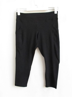 F21正品中腰运动瑜伽裤中裤打底裤鲨鱼裤女 262689