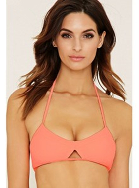 F21系列专柜正品C-4-3-3-1可卸胸垫镂空泡温泉夏女分体泳衣183025