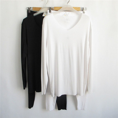 欧系列正品无痕V领秋衣秋裤男