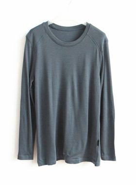 欧系列正品圆领双层加厚L/XL/XXL保暖内衣打底衫秋衣男OE70410