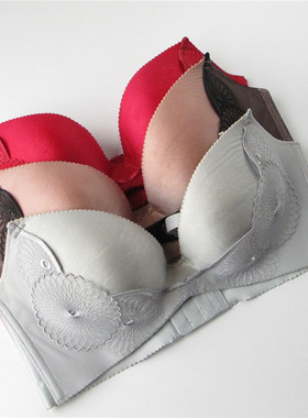 欧系列正品c-13-4-2-3大罩杯无钢圈三排扣内衣文胸 OA33236瑕疵