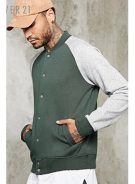 F21系列正品B-8-11-3-1秋冬外套棒球服加绒卫衣男 237009