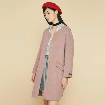 双面呢大衣49羊毛外套